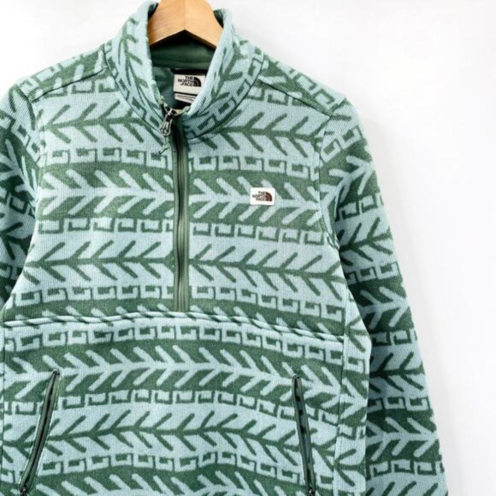 The North Face M tealโ Fleece Quarter Zip Pullover